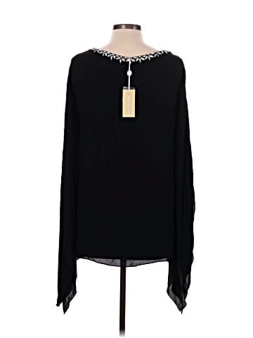 Michael Kors Long Sleeve Silk Top (view 2)