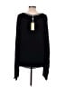Michael Kors 100% Silk Black Long Sleeve Silk Top Size 10 - photo 2