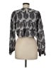 Antik Batik Gray Long Sleeve Blouse Size M - photo 2