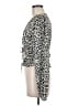 Zara Animal Print Ivory Long Sleeve Blouse Size M - photo 5