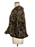 Avenue 100% Silk Black 3/4 Sleeve Silk Top Size 12 Plus - photo 5
