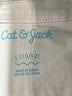 Cat & Jack Hearts White Jacket Size 10 - 12 - photo 3