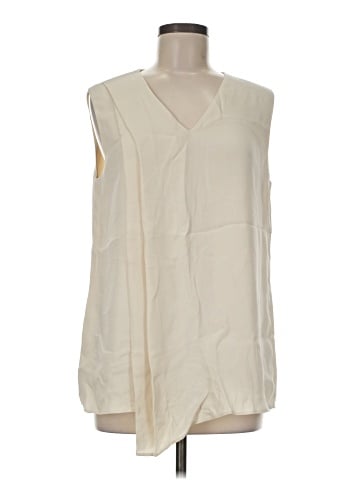 Lafayette 148 New York Sleeveless Silk Top (view 1)