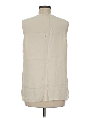 Lafayette 148 New York Sleeveless Silk Top (view 2)