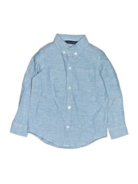 Janie And Jack Long Sleeve Button Down Shirt