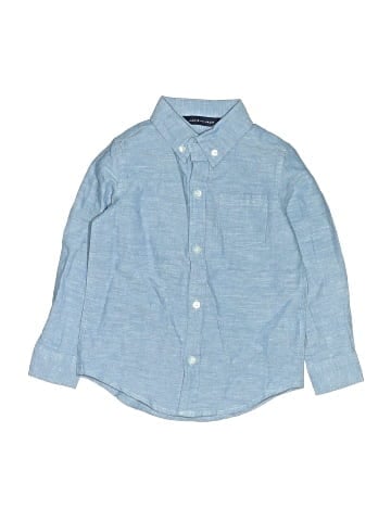 Janie and Jack Long Sleeve Button-Down Shirt (view 1)