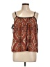 Daytrip 100% Polyester Brown Sleeveless Blouse Size L - photo 1