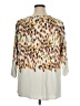 MULTIPLES White 3/4 Sleeve Top Size 1X - photo 2