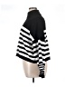 Sanctuary 100% Recycled Polyester Stripes Black Turtleneck Sweater Size XL - photo 5