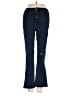 Express Hearts Blue Jeans Size 00 - photo 1