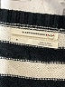 Anthropologie Stripes Black Pullover Sweater Size M - photo 7