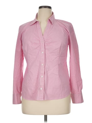Apostrophe Long Sleeve Button-Down Shirt (view 1)
