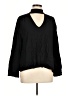 Kensie Black Long Sleeve Blouse Size L - photo 1