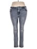 CAbi Solid Gray Jeans Size 18 - photo 1