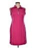 IZOD 100% Polyester Pink Sleeveless Polo Size M - photo 1