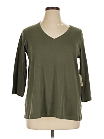 St. John's Bay 3/4 Sleeve T-Shirt (view 1)