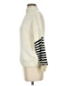 Elodie 100% Acrylic Stripes Ivory Turtleneck Sweater Size S - photo 5