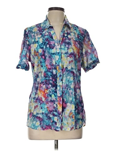 Coldwater Creek Short Sleeve Blouse (view 1)