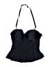 Unique Vintage Solid Black Swimsuit Top Size XL - photo 1