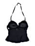 Unique Vintage Solid Black Swimsuit Top Size XL - photo 2