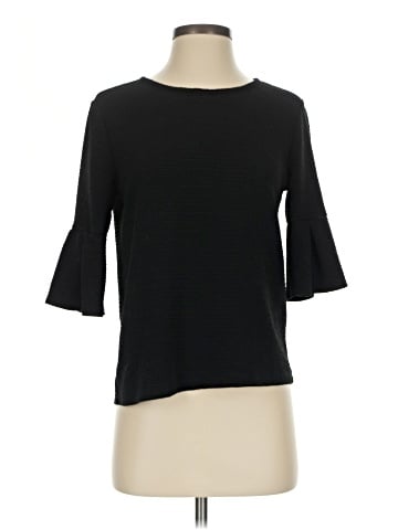 Green Envelope 3/4 Sleeve Top (view 1)