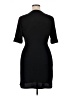 Apt. 9 Solid Black Casual Dress Size XL - photo 2