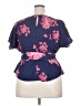 eShakti Blue Short Sleeve Blouse Size XXL (estimated) - photo 2