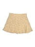 Mittoshop 100% Polyester Floral Yellow Skort Size S - photo 2
