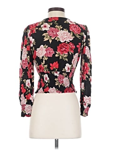 American Eagle Outfitters 3/4 Sleeve Blouse (view 2)