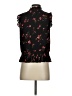 J.Crew 100% Polyester Black Sleeveless Blouse Size 0 - photo 2