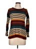 Coco And Main Stripes Brown Pullover Sweater Size L - photo 1