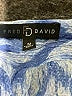 Fred David Blue 3/4 Sleeve Blouse Size M - photo 7
