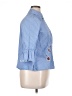 Rafaella 100% Cotton Blue 3/4 Sleeve Button-Down Shirt Size XL (petite) - photo 4