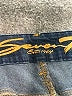 Seven7 Chevron-herringbone Blue Jeans Size 12 - photo 4