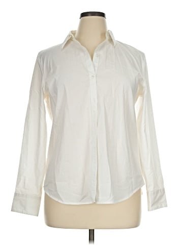 Worthington Long Sleeve Button-Down Shirt (view 1)