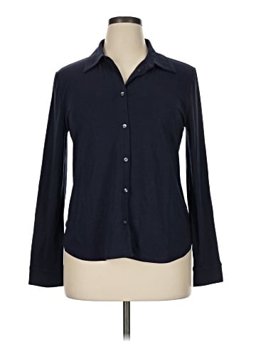Ann Taylor Long Sleeve Button-Down Shirt (view 1)