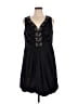 Donna Ricco Black Cocktail Dress Size 14 - photo 1