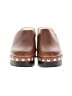 J.Crew 100% Leather Brown Mule/Clog Size 6 1/2 - photo 2