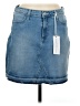 Just Black Blue Denim Skirt Size M - photo 1