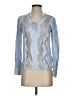 Reiss 100% Viscose Blue Long Sleeve Blouse Size 0 - photo 1