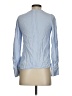 Reiss 100% Viscose Blue Long Sleeve Blouse Size 0 - photo 2