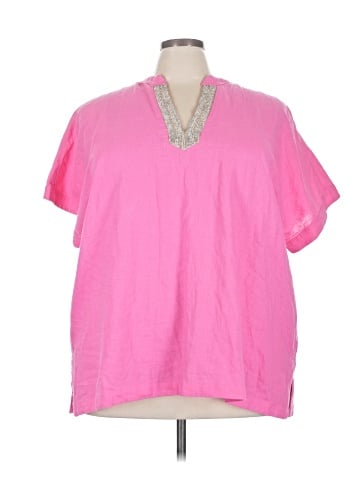Soft Surroundings Short Sleeve Blouse (view 1)