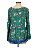 Matilda Jane 100% Rayon Green Long Sleeve Blouse Size S - photo 2