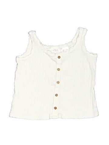 Zara Baby Sleeveless Button-Down Shirt (view 1)