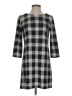 Talbots Plaid Black Casual Dress Size S - photo 1