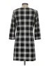 Talbots Plaid Black Casual Dress Size S - photo 2