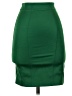 H&M Solid Green Formal Skirt Size 4 - photo 1