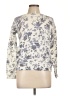 Kut from the Kloth Floral Ivory Pullover Sweater Size 10 - photo 1