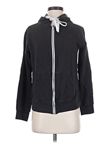 Peace Love World Zip Up Hoodie (view 1)