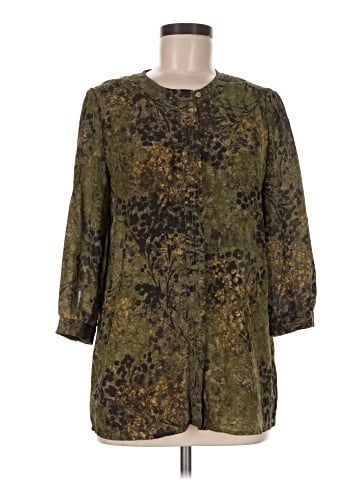 Banana Republic 3/4 Sleeve Silk Top (view 1)